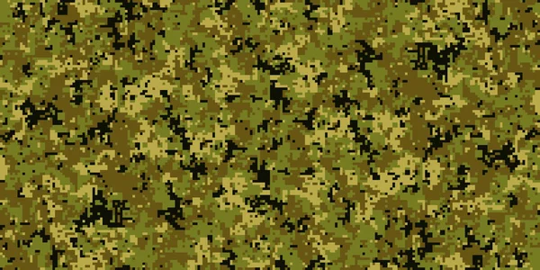 Pixelová Kamufláž Pro Armádní Uniformu Moderní Design Maskovací Látky Digitální — Stockový vektor