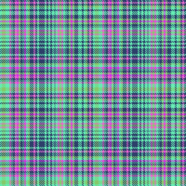 stock vector Check tartan seamless. Textile plaid fabric. Background texture pattern vector in cyan and violet colors.