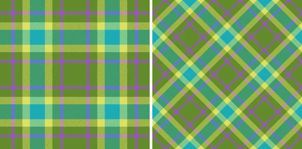 stock vector Background check tartan. Pattern seamless plaid. Fabric textile texture vector in set.