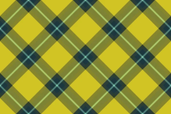 Textile Vector Seamless Pattern Fabric Texture Plaid Check Tartan Background — Stock Vector