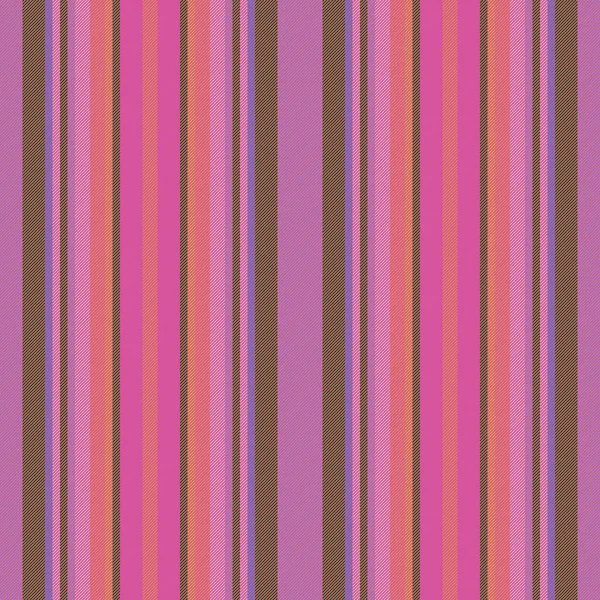 Nahtloses Muster Aus Stoff Textile Linien Hintergrund Streifenvektor Vertikale Textur — Stockvektor