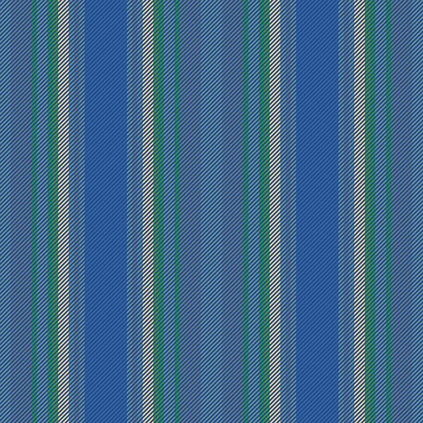 织物背景矢量 垂直线纺织品 蓝色和绿色条纹无缝纹理图案 — 图库矢量图片