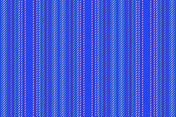 Háttérminta Vektor Szövet Textúra Csík Textil Vonalak Függőleges Varratmentes Kék — Stock Vector