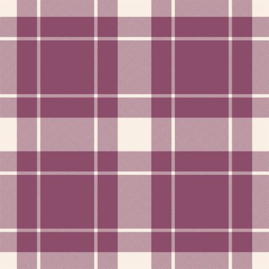 Ekose desenli pembe desenli. Kumaş dokusunu kontrol et. Vektör tekstil baskı tasarımı.