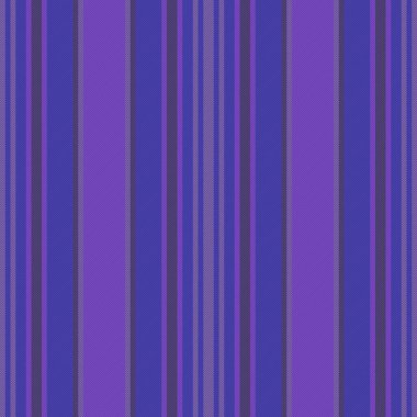 Arka plan dikey değil. Desen çizgili doku. Kumaş çizgileri, menekşe ve mavi renklerdeki tekstil vektörü.