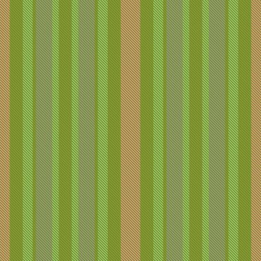 Tekstil dikey desen. Kusursuz çizgi vektörü. Çizgili arkaplan dokusu yeşil ve kırmızı renklerde.