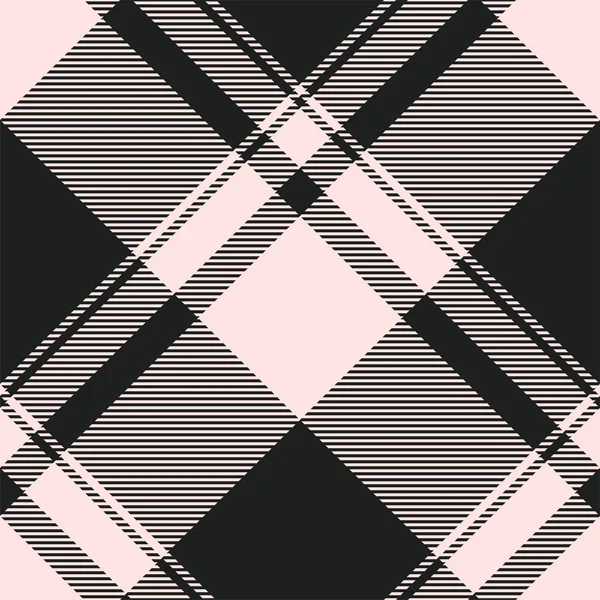 Plaid Pattern Vector Check Fabric Texture Seamless Textile Design Clothes — Stock Vector