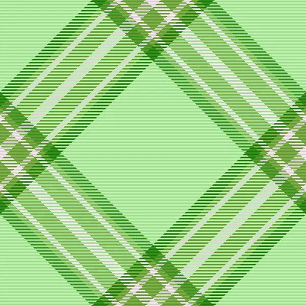 Background Plaid Textile Fabric Pattern Tartan Vector Seamless Check Texture — Stock Vector