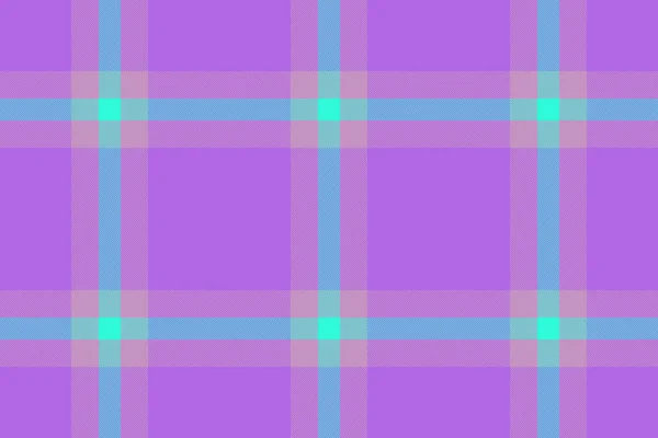 Pattern Fabric Plaid Background Seamless Vector Tartan Textile Check Texture — Stock Vector