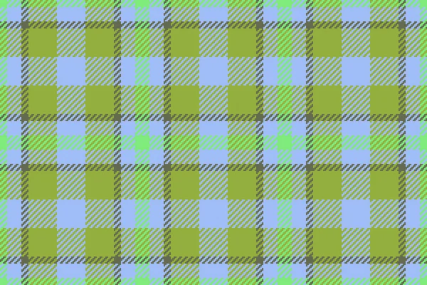 Tartan Textile Check Background Seamless Plaid Texture Pattern Vector Fabric — Stock Vector