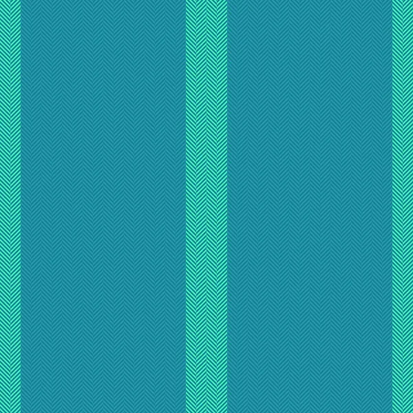 Textile Texturlinien Hintergrund Nahtlose Muster Vertikaler Stoffstreifenvektor Türkis Und Grün — Stockvektor