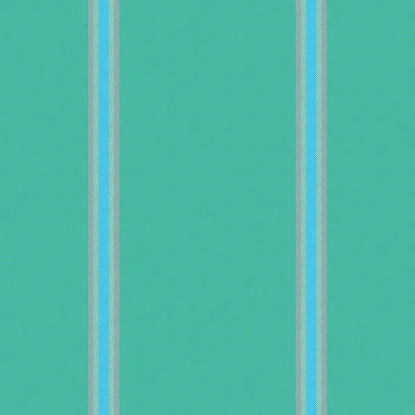 繊維のストライプ生地 テクスチャラインの背景 青と緑の色の垂直シームレスベクトルパターン — ストックベクタ