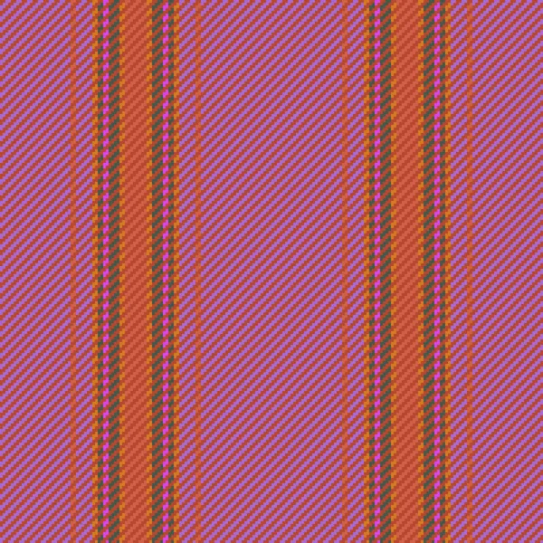 パターンの背景ストライプ ファブリック垂直シームレス 赤と紫のテキスタイルラインテクスチャベクトル — ストックベクタ