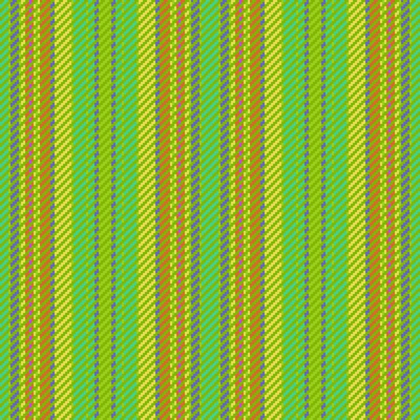 Stof Patroon Streep Textuur Achtergrond Lijnen Textiel Naadloze Verticale Vector — Stockvector