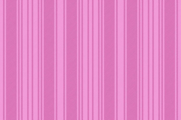 繊維パターン垂直 シームレスベクトルファブリック ピンク色のストライプテクスチャの背景線 — ストックベクタ