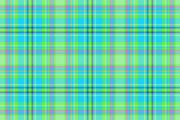 Textile Texture Pattern Vector Fabric Plaid Tartan Background Seamless Check — Stock Vector