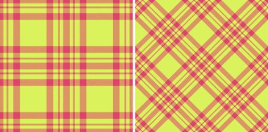 Kumaş pürüzsüz vektör. Ekose kumaş. Arka plan kontrol desen tartan kümesi.