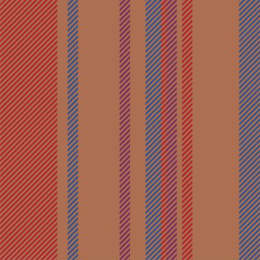 Dikey çizgiler kusursuz desen. Çizgiler vektör soyut tasarımı. Moda tekstili için uygun şerit dokusu.