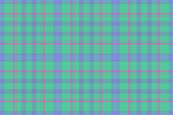 Background Vector Plaid Tartan Textile Fabric Seamless Pattern Texture Check — Stock Vector
