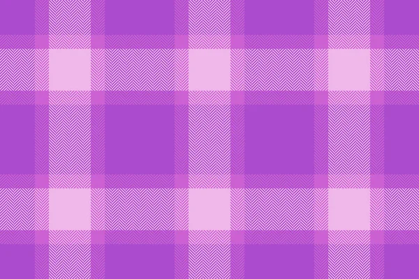 Векторный Бесшовный Тартан Проверь Клетчатую Ткань Текстиль Фона Фиолетовых Фиолетовых — стоковый вектор