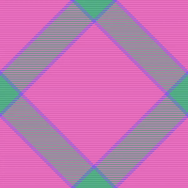 Ткань Клетку Бесшовная Проверка Текстуры Векторный Тартан Цветах Пурпурного Индиго — стоковый вектор