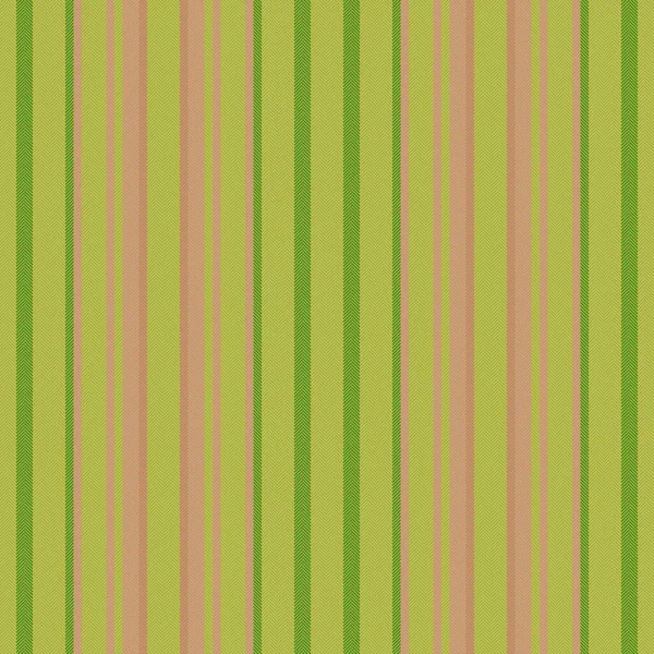 面料背景条纹 无缝图案纺织品 黄色和绿色的纹理垂直矢量线 — 图库矢量图片
