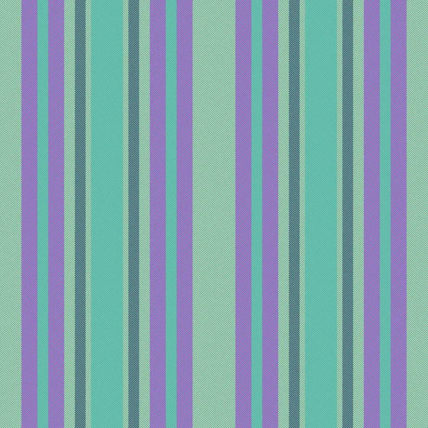 图样矢量织物 纹理垂直背景 条纹纺织品 绿色和粉色无缝线 — 图库矢量图片
