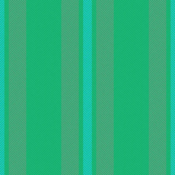 Svislá Textura Vzorek Pruhu Pozadí Vektorové Textilní Linky Zelené Tyrkysové — Stockový vektor