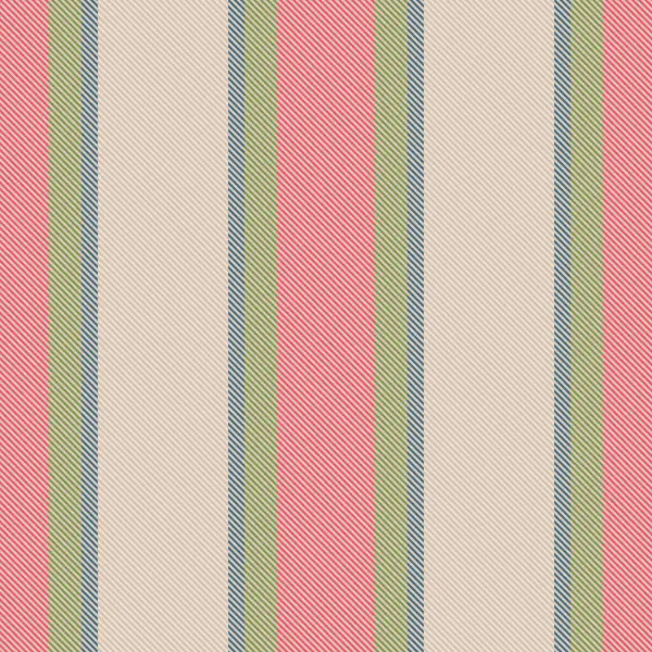 Bande Vectorielle Verticale Tissu Textile Sans Couture Texture Des Lignes — Image vectorielle
