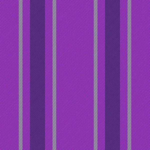 Linien Vektor Vertikal Hintergrund Textilmuster Nahtlose Textur Der Stoffstreifen Violetten — Stockvektor