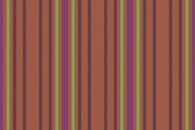 Dikey vektör dokusu. Çizgili desen pürüzsüz. Tekstil çizgileri arkaplan kumaşı kırmızı ve mor renklerde.