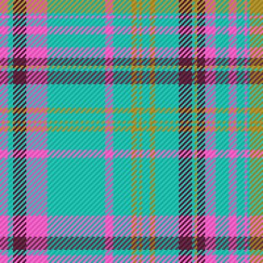 Tartan desenli ekose. Kumaş geçmişi kontrol et. Koyu ve mor renklerde pürüzsüz vektör tekstil dokusu.