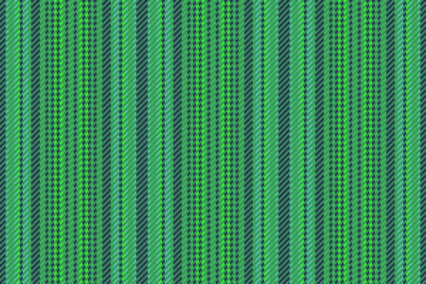 垂直ベクトル線 パターンテキスタイル生地 緑とターコイズの色でテクスチャシームレスストライプの背景 — ストックベクタ