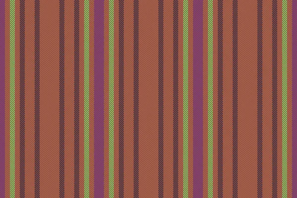Verticale Vectorstructuur Stripe Patroon Naadloos Textiellijnen Achtergrond Stof Rode Paarse — Stockvector