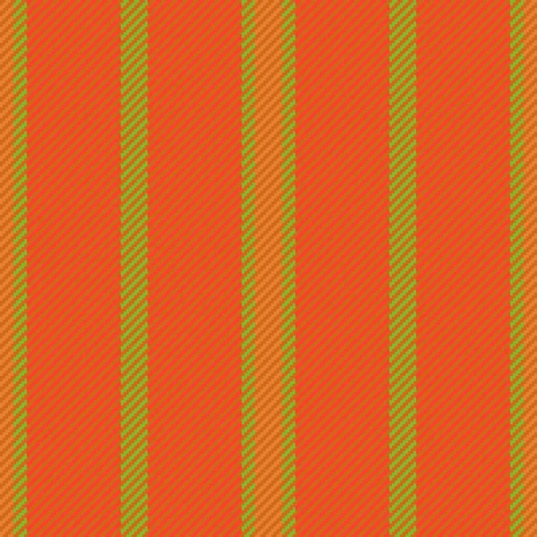 Proužkovaná Tkanina Bezešvé Vektory Textury Vertikální Textilní Pozadí Vzor Oranžové — Stockový vektor