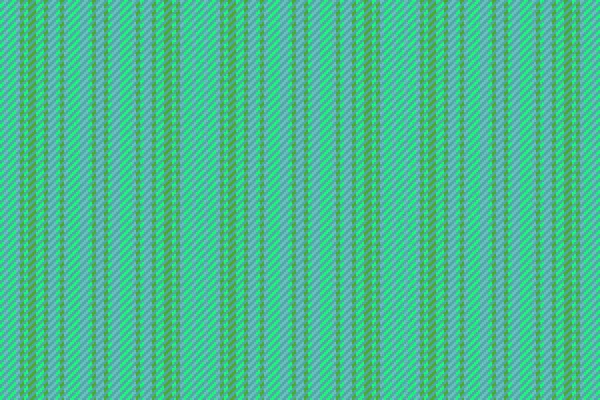 Vertikale Streifentextur Vector Textilgewebe Nahtlose Hintergrundmusterlinien Türkisen Und Grünen Farben — Stockvektor