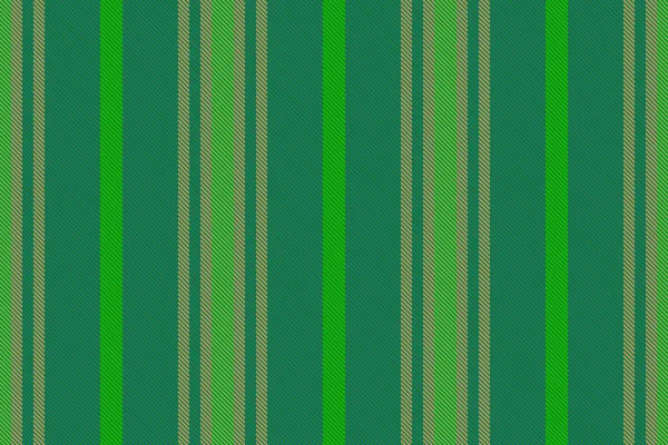 背景のテキスタイルパターン ストライプ生地の質感 緑と赤のシームレスラインベクトル垂直 — ストックベクタ