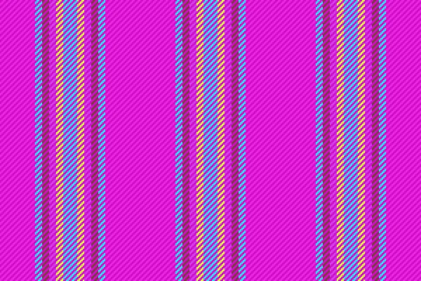 繊維縦線 テクスチャストライプパターン ベクトル生地ピンクと緑の色のシームレスな背景 — ストックベクタ