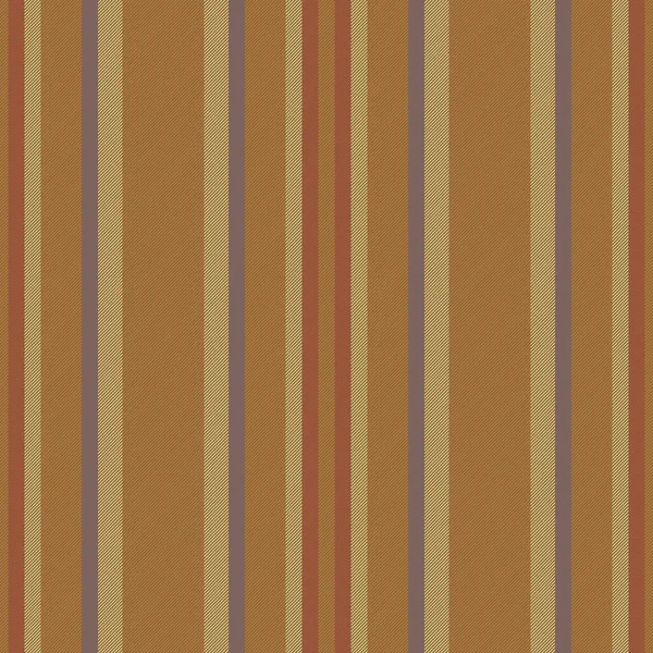 Stoffmuster Hintergrund Linien Streifen Vektor Vertikale Textile Nahtlose Textur Orange — Stockvektor