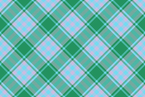 Plaid Seamless Vector Check Textile Background Pattern Fabric Texture Tartan — Stock Vector