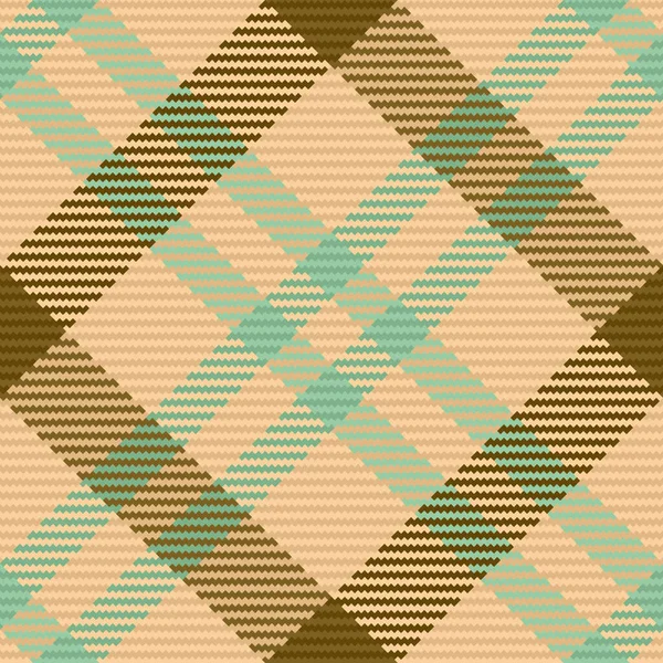 Karohemd Nahtlos Textilvektor Prüfen Texturmuster Tartan Hintergrund Bernstein Und Pastellfarben — Stockvektor