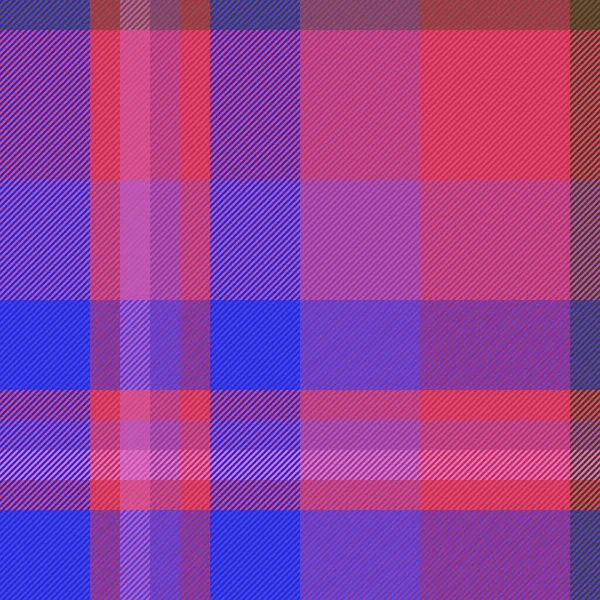 Nahtlose Textur Textile Mustervektoren Hintergrund Karo Tartan Violetten Und Blauen — Stockvektor
