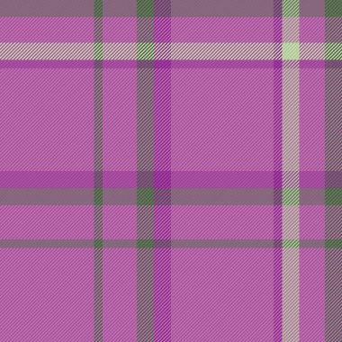 Ekose desenli arka plan. Şablon kontrol vektörü. Tekstil kumaşı menekşe ve pastel renklerde pürüzsüz..