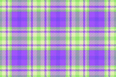 Tekstil tartından. Ekose desenli. Vektör arkaplan kumaşı çivit ve mor renklerde pürüzsüz.