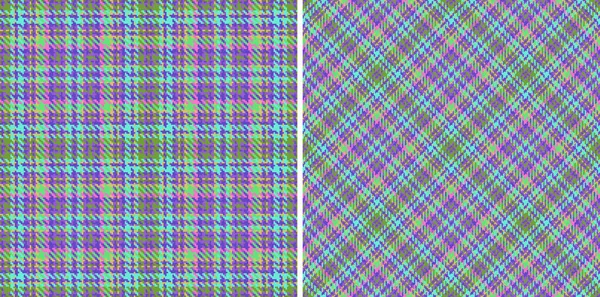 stock vector Fabric tartan background. Pattern textile vector. Texture plaid seamless check in set.