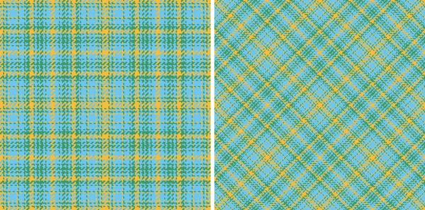 stock vector Texture tartan check. Seamless fabric plaid. Textile vector pattern background in set.