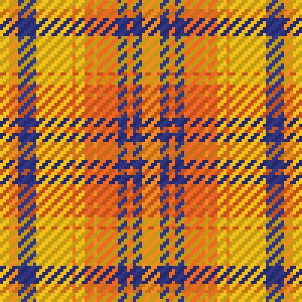 Bezproblémový Vzor Skotské Kostkované Kostky Opakovatelné Pozadí Kontrolní Texturou Tkaniny — Stockový vektor