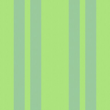 Tekstil deseni yok. Dikey doku çizgisi. Yeşil ve pastel renklerde kumaş arkaplan çizgileri vektörü.