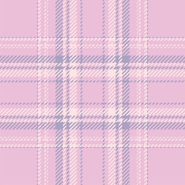 Ekose kontrol deseni pembe. Kusursuz kumaş dokusu. Tartan tekstil baskı tasarımı.