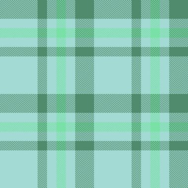 Ekose kumaş. Arka plan kumaş tekstili. Tartan turkuaz ve açık renklerde pürüzsüz deseni kontrol et.